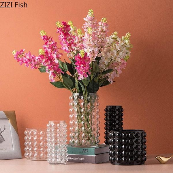 modern bubble embossed pattern flower vase living room bedroom decoration art transparent hydroponic glass home vases
modern bubble embossed pattern flower vase living room bedroom decoration art transparent hydroponic glass home vases