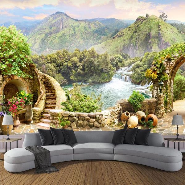 wallpapers custom 3d po garden balcony mountain waterfall green landscape large mural for living room bedroom wall decoration
wallpapers custom 3d po garden balcony mountain waterfall green landscape large mural for living room bedroom wall decoration