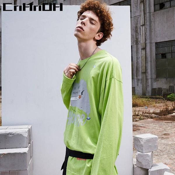 men's hoodies & sweatshirts cnhnoh chic hiphop ins retro high street style smoking cartoon print hip-hop bf loose fashion brand long-sl, Black
men's hoodies & sweatshirts cnhnoh chic hiphop ins retro high street style smoking cartoon print hip-hop bf loose fashion brand long-sl, Black
