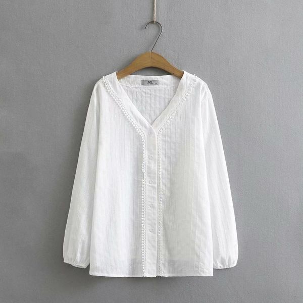 plus size t-shirt cotton jacquard white women shirts 2021 casual ladies spring autumn v-neck blouse female oversize, Black
plus size t-shirt cotton jacquard white women shirts 2021 casual ladies spring autumn v-neck blouse female oversize, Black