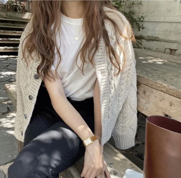 women's knits & tees zawfl 2021 spring and winter women's button knitted jacket retro korean top, White
women's knits & tees zawfl 2021 spring and winter women's button knitted jacket retro korean top, White