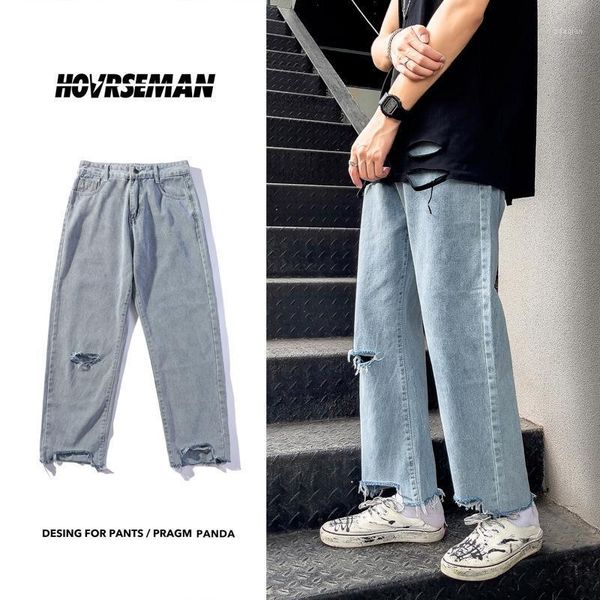 men's jeans 2021 summer wide leg pants pant trend nine cent rig straight lose, Blue
men's jeans 2021 summer wide leg pants pant trend nine cent rig straight lose, Blue