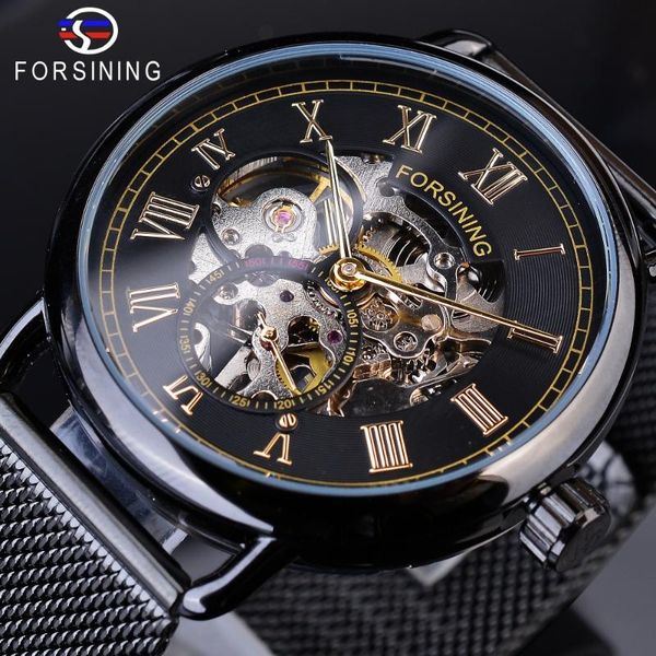 forsining 2021 golden roman number fashion black mesh belt skeleton clock male mechanical wrist watches for men wristwatche wristwatches, Slivery;brown
forsining 2021 golden roman number fashion black mesh belt skeleton clock male mechanical wrist watches for men wristwatche wristwatches, Slivery;brown