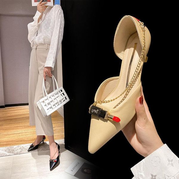 sandals pointed single shoes women 2021 korean version of the net red shallow mouth hollow chain stiletto professional high heels, Black
sandals pointed single shoes women 2021 korean version of the net red shallow mouth hollow chain stiletto professional high heels, Black