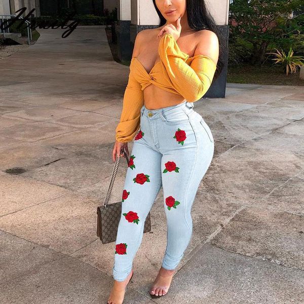 jeans rose print high waist zipper button design slim fashion casual for women party club streetwear plus size denim pants women's & ca, Black;white
jeans rose print high waist zipper button design slim fashion casual for women party club streetwear plus size denim pants women's & ca, Black;white