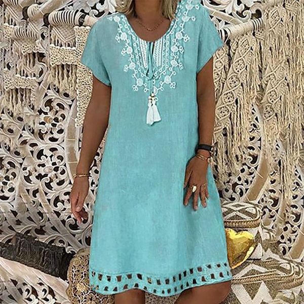 casual dresses 2021 summer women loose v-neck printing bohemian sukienka leisure time on vacation short sleeves female dress #t3g, Black;gray
casual dresses 2021 summer women loose v-neck printing bohemian sukienka leisure time on vacation short sleeves female dress #t3g, Black;gray