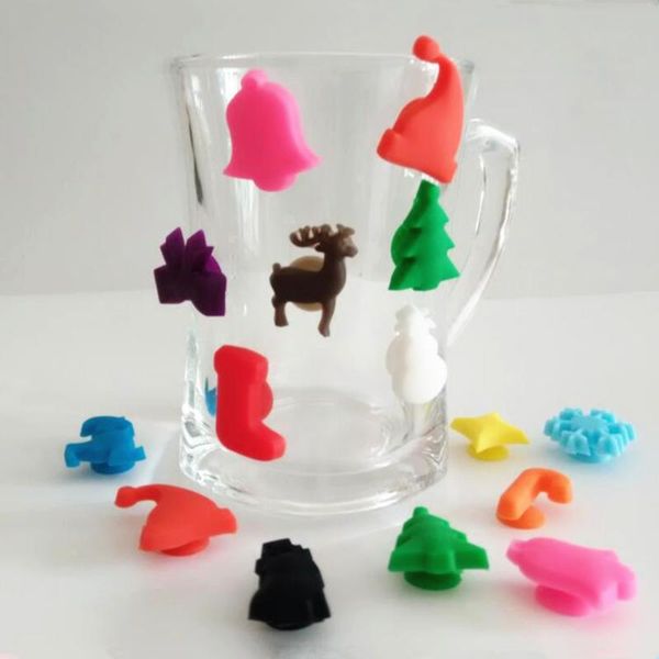 christmas decorations 12pcs/set drinking cup identifier wine label sign mark pattern multicolor party supplies food grade silicone
christmas decorations 12pcs/set drinking cup identifier wine label sign mark pattern multicolor party supplies food grade silicone