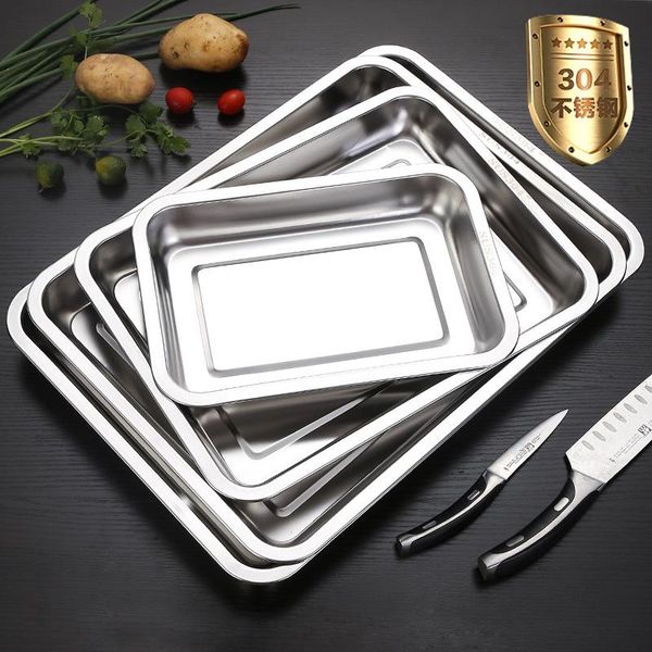 kitchen storage & organization food shallow trays stainless steel rectangle steamed sausage baking pan fruit bread pastry dish plates utensi
kitchen storage & organization food shallow trays stainless steel rectangle steamed sausage baking pan fruit bread pastry dish plates utensi