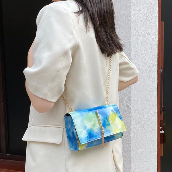 evening bags vintage women pu leather tie dye tassel shoulder crossbody casual ladies contrast color chain mini flap messenger handbags
evening bags vintage women pu leather tie dye tassel shoulder crossbody casual ladies contrast color chain mini flap messenger handbags