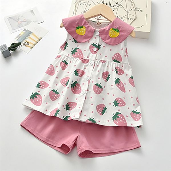 summer fruit pattern printing shorts 2pcs clothing sets kid clothes toddler girl children 210528, White
summer fruit pattern printing shorts 2pcs clothing sets kid clothes toddler girl children 210528, White