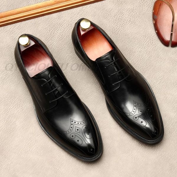new classic man wedding banquet shoes genuine leather formal dress oxfords lace up mens black brown party shoe
new classic man wedding banquet shoes genuine leather formal dress oxfords lace up mens black brown party shoe