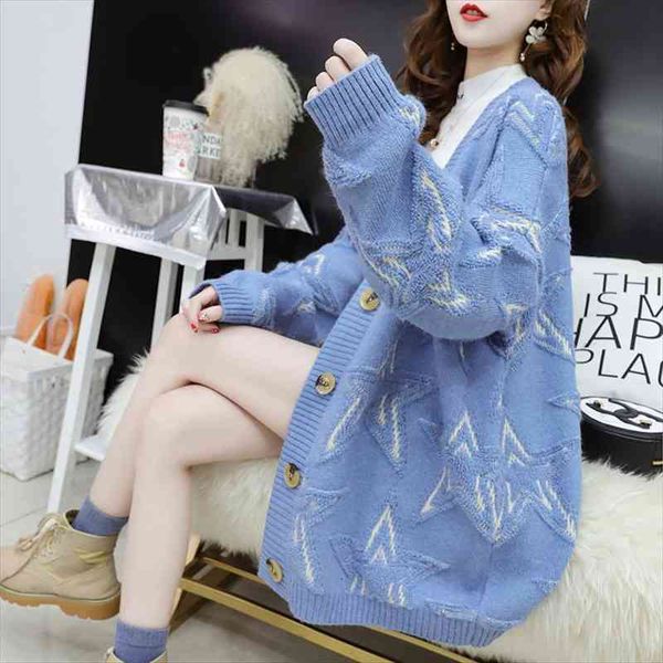 spring autumn sweet sweater cardigans women v neck stars printing knitwear single breasted casual knit cardigan ns4655, White;black
spring autumn sweet sweater cardigans women v neck stars printing knitwear single breasted casual knit cardigan ns4655, White;black