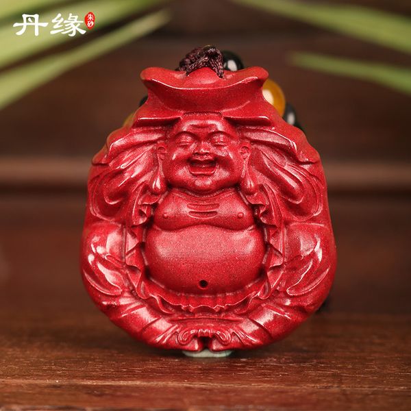 souvenirs guizhou wanshan danyuan cinnabar high content purple gold sand maitreya buddha pendant accessories for men and women
souvenirs guizhou wanshan danyuan cinnabar high content purple gold sand maitreya buddha pendant accessories for men and women