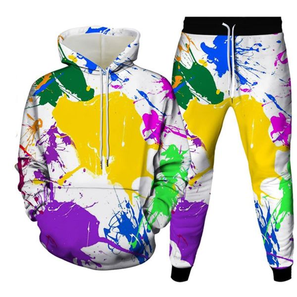 men's tracksuits watercolor painting 3d printing clothing fall spring hoody sweatshirt+sweatpants jogger 2pcs sets women casual, Gray
men's tracksuits watercolor painting 3d printing clothing fall spring hoody sweatshirt+sweatpants jogger 2pcs sets women casual, Gray