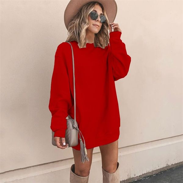women's t-shirt european and american autumn winter fashion women's red round collar long sleeve loose large shirt 7axn, White
women's t-shirt european and american autumn winter fashion women's red round collar long sleeve loose large shirt 7axn, White