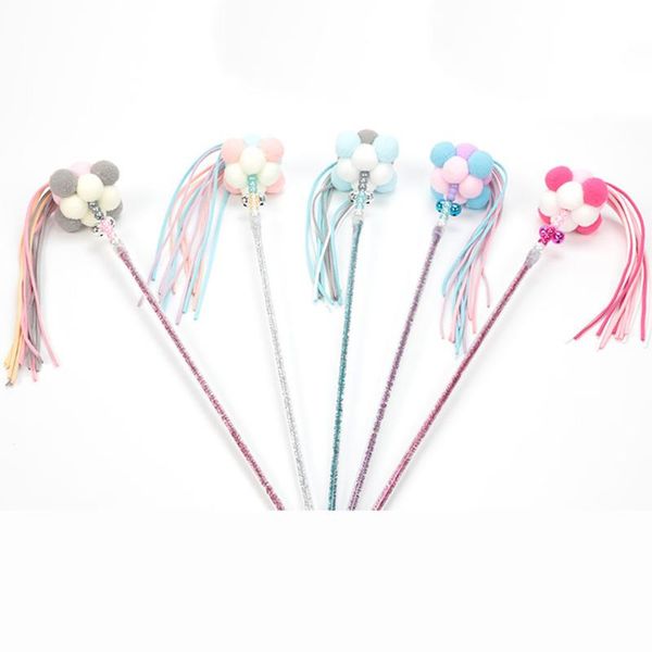cat toys kitten teaser pompom tassels interactive stick toy chaser wand for pet having fun exercise playing
cat toys kitten teaser pompom tassels interactive stick toy chaser wand for pet having fun exercise playing