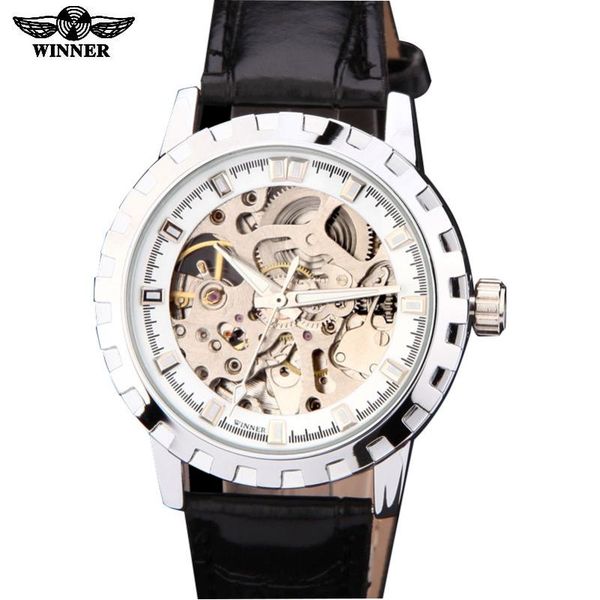 watches men winner sports army military skeleton automatic mechanical wristwatches leather strap relogio masculino, Slivery;brown
watches men winner sports army military skeleton automatic mechanical wristwatches leather strap relogio masculino, Slivery;brown