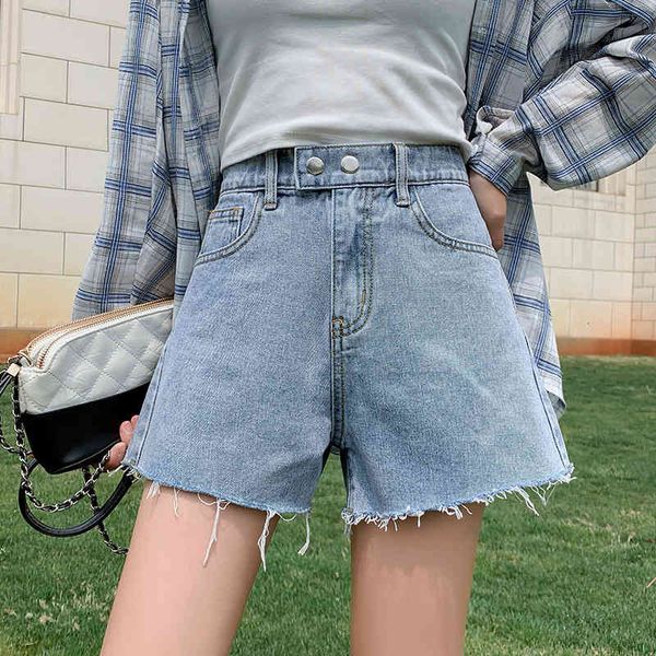 women's shorts denim summer high waist 2021 new ins loose and thin wide leg student a-line pants trend 178#, White;black
women's shorts denim summer high waist 2021 new ins loose and thin wide leg student a-line pants trend 178#, White;black