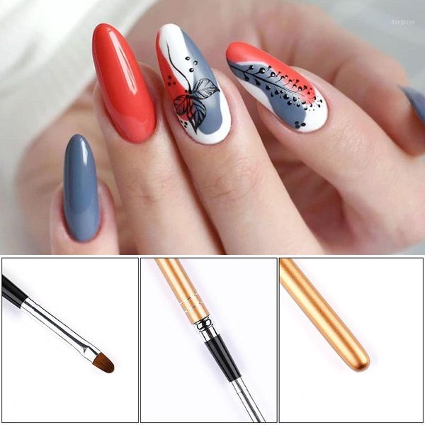 nail painting brush round head drawing flowers petals patterns uv golden metallic handle art design tools 1 pc1, Yellow
nail painting brush round head drawing flowers petals patterns uv golden metallic handle art design tools 1 pc1, Yellow