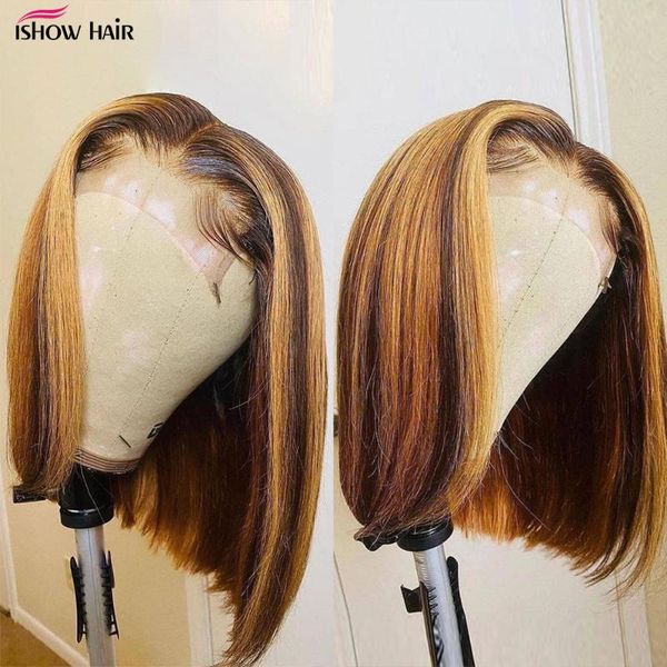 lace wigs ishow highlight bob wig front human hair straight 13x4 frontal ombre colored short cut for women, Black;brown
lace wigs ishow highlight bob wig front human hair straight 13x4 frontal ombre colored short cut for women, Black;brown