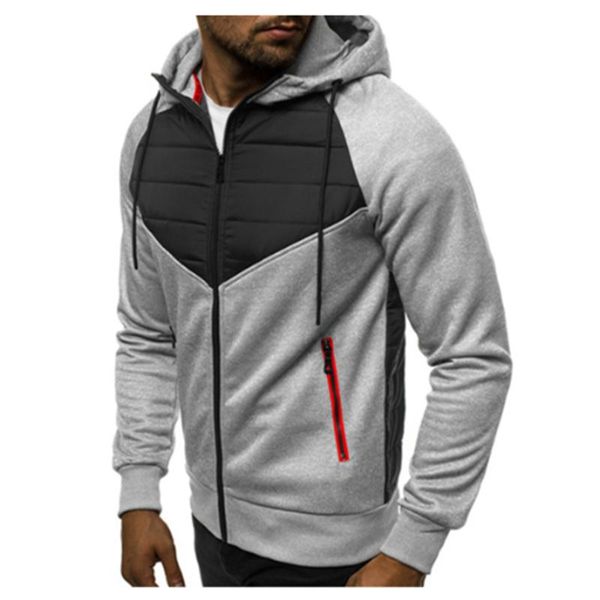 men's hoodies & sweatshirts 2021 fashion hoody spliced jacket men casual coat hooded cardigan plus fleece clothes, Black
men's hoodies & sweatshirts 2021 fashion hoody spliced jacket men casual coat hooded cardigan plus fleece clothes, Black