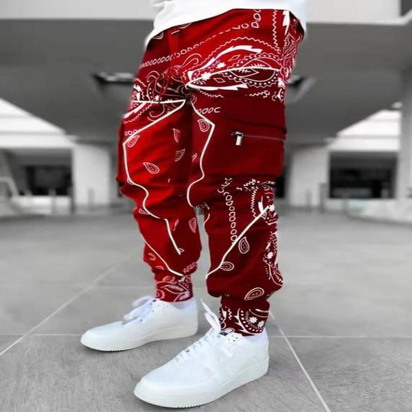 trend men's pants multi pocket printing cargo joggers men trousers sweatpants casual loose, Black
trend men's pants multi pocket printing cargo joggers men trousers sweatpants casual loose, Black