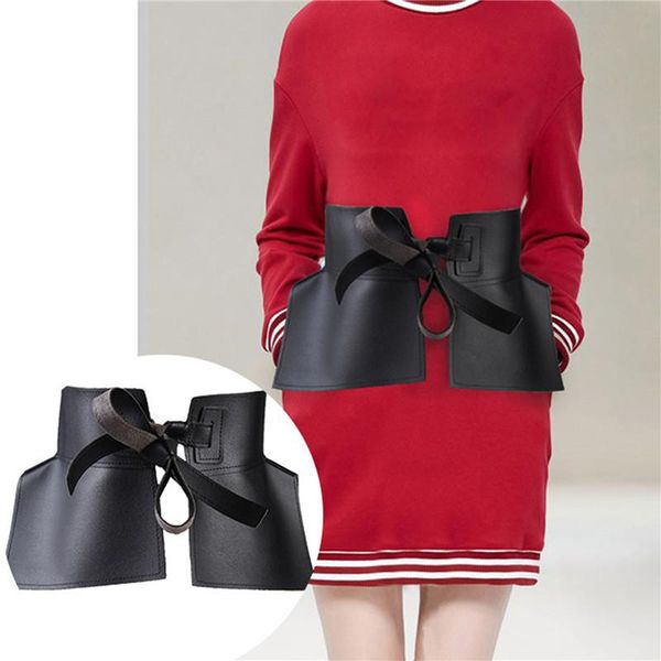 belts women belt female skirt leather waist fashion ladies pu black bow wide harness dresses designer waistband, Black;brown
belts women belt female skirt leather waist fashion ladies pu black bow wide harness dresses designer waistband, Black;brown