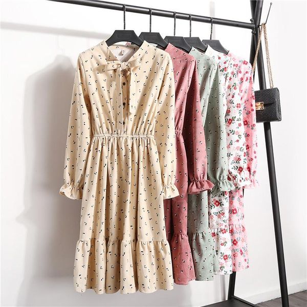 casual dresses 2021 spring summer autumn chiffon print dress cute women floral long bowknot sleeve vestido s-xl size, Black;gray
casual dresses 2021 spring summer autumn chiffon print dress cute women floral long bowknot sleeve vestido s-xl size, Black;gray