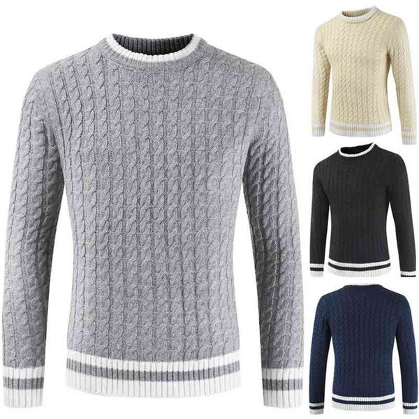 jersey hombre autumn winter male o-neck pullover knitted sweater teenager casual patchwork twist pattern acrylic plus size 210604, White;black
jersey hombre autumn winter male o-neck pullover knitted sweater teenager casual patchwork twist pattern acrylic plus size 210604, White;black