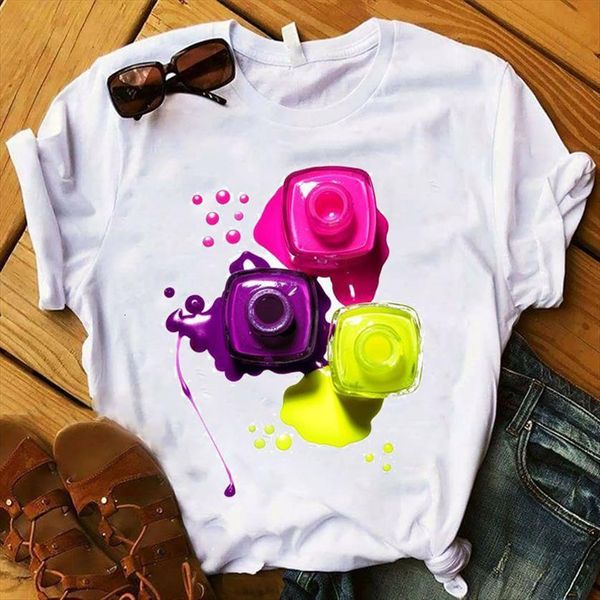 elegance nail polish 3d print women t shirts short sleeve tee female clothes graphic, White
elegance nail polish 3d print women t shirts short sleeve tee female clothes graphic, White