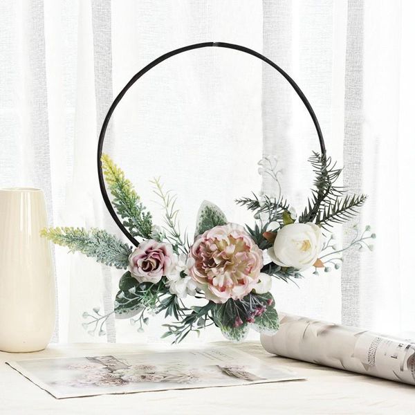 decorative flowers & wreaths floral hoop wreath artificial flower hanging wall garland wedding nursery decoration green leaf simulation
decorative flowers & wreaths floral hoop wreath artificial flower hanging wall garland wedding nursery decoration green leaf simulation