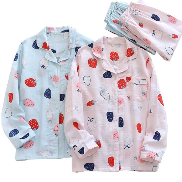 women's sleepwear spring and summer new ladies soft thin loose pajamas set cute cartoon strawberry print 2pcs turn-down collar hom, Black;red
women's sleepwear spring and summer new ladies soft thin loose pajamas set cute cartoon strawberry print 2pcs turn-down collar hom, Black;red