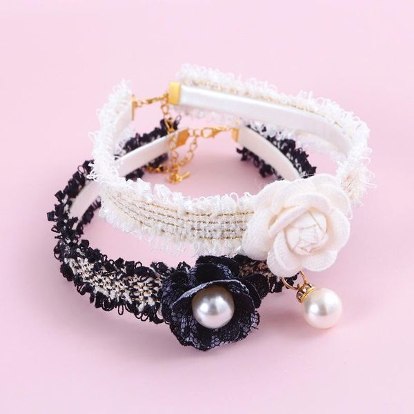 cat collars & leads camellia pu collar pearl flower adjustable small dog necklace kitten accessories princess birthday
cat collars & leads camellia pu collar pearl flower adjustable small dog necklace kitten accessories princess birthday
