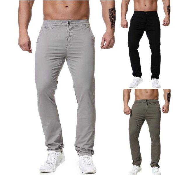 men's pants yk030 2021 fashion clothing four seasons casual pure color cotton trousers slimming straight, Black
men's pants yk030 2021 fashion clothing four seasons casual pure color cotton trousers slimming straight, Black