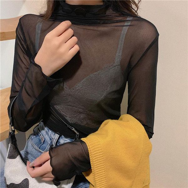 women's t-shirt autumn women girls candy colors mesh bottom shirts students sweet casual long sleeve thin spring p2306, White
women's t-shirt autumn women girls candy colors mesh bottom shirts students sweet casual long sleeve thin spring p2306, White