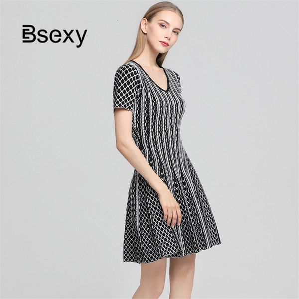 dresses cute women pink sweater v neck jacquard striped slim mini fit and flare ladies es robe femme ete, Black;gray
dresses cute women pink sweater v neck jacquard striped slim mini fit and flare ladies es robe femme ete, Black;gray