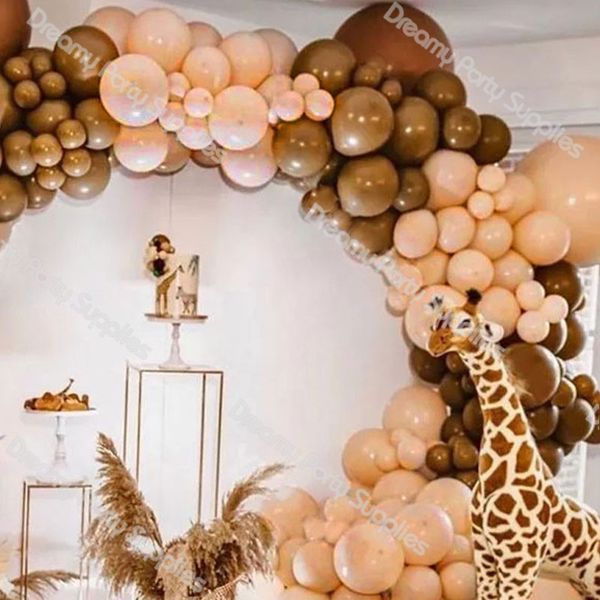 124pcs brown coffee balloons garland arch cream peach globos birthday wedding baby shower party decoration snniversaire garcon
124pcs brown coffee balloons garland arch cream peach globos birthday wedding baby shower party decoration snniversaire garcon