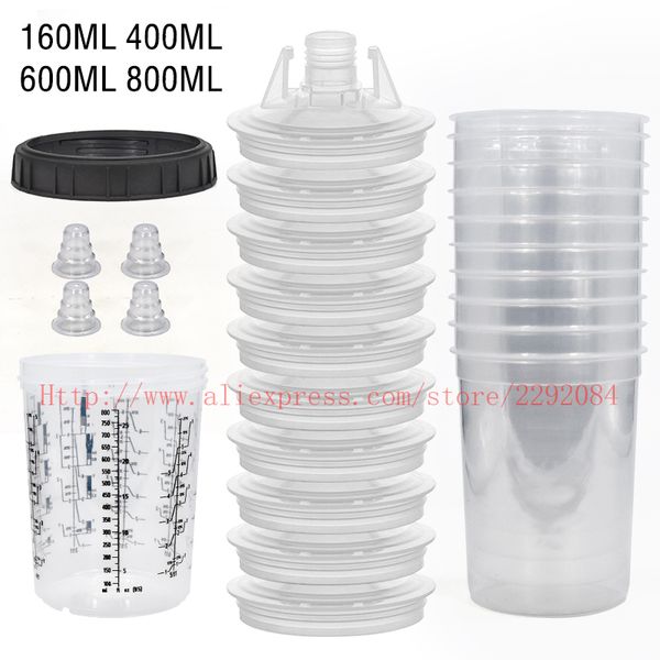 10pcs spray gun paint mixing cup pps type h/o quick cup spray gun tank pps tank 160/400/600/800ml disposable paint cup
10pcs spray gun paint mixing cup pps type h/o quick cup spray gun tank pps tank 160/400/600/800ml disposable paint cup