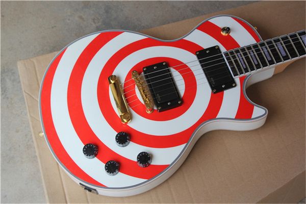 custom shop zakk wylde bullseye red electric guitar mahogany body neck rosewood fingerboard emg passive pickups golden hardware
custom shop zakk wylde bullseye red electric guitar mahogany body neck rosewood fingerboard emg passive pickups golden hardware