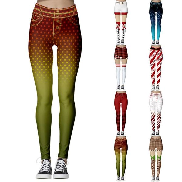 women's leggings gym high waist christmas femme push up fitness elastic workout lattice digital printed slim tight legging sweatpants, Black
women's leggings gym high waist christmas femme push up fitness elastic workout lattice digital printed slim tight legging sweatpants, Black