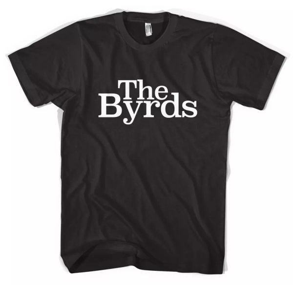 the byrds rock psychadelic 60's t-shirt all sizes, White;black 
the byrds rock psychadelic 60's t-shirt all sizes, White;black