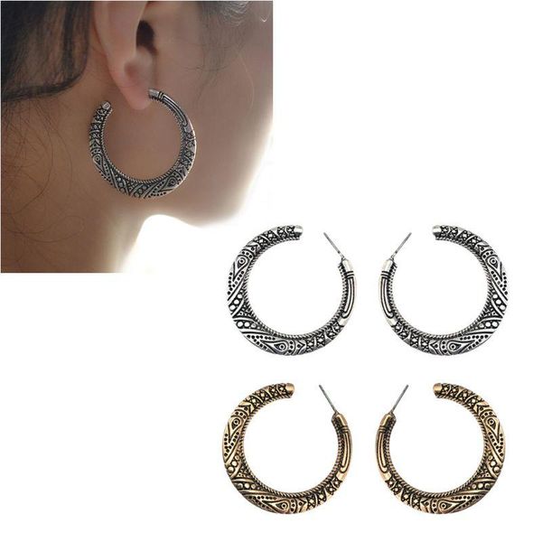 hoop & huggie x9fd vintage tibetan silver gold earrings women retro bollywood jewelry, Golden;silver
hoop & huggie x9fd vintage tibetan silver gold earrings women retro bollywood jewelry, Golden;silver
