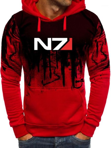 men's hoodies & sweatshirts 2021 men hooded mass effect n7 logo print custom made gradient color man hedging hoodie loose comfortable m, Black
men's hoodies & sweatshirts 2021 men hooded mass effect n7 logo print custom made gradient color man hedging hoodie loose comfortable m, Black