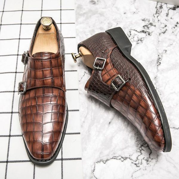 dress shoes brand wedding men crocodile pattern leather moccasin homme casual slip on male loafers plus chaussures, Black
dress shoes brand wedding men crocodile pattern leather moccasin homme casual slip on male loafers plus chaussures, Black