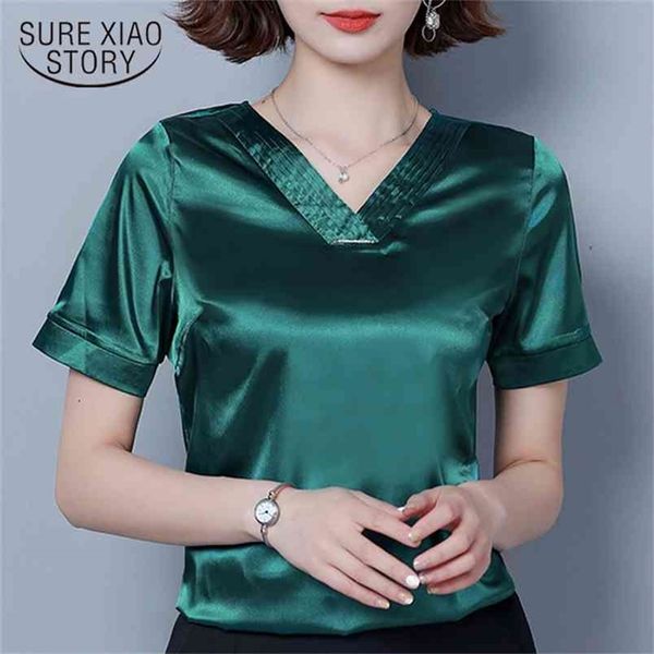 blusas mujer de moda plus size v neck office ladies chiffon blouse short sleeve women shirts 4749 50 210506, White
blusas mujer de moda plus size v neck office ladies chiffon blouse short sleeve women shirts 4749 50 210506, White
