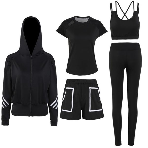 yoga outfits brand fitness women 5 in 1 set patchwork sport bra & pants hoodies jacket gym clothes sportswear outdoor jogging, White;red
yoga outfits brand fitness women 5 in 1 set patchwork sport bra & pants hoodies jacket gym clothes sportswear outdoor jogging, White;red