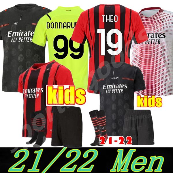 21 22 ac milan soccer jersey home away 3rd 2021 2022 ibrahimovic piatek football shirt long sleeve paqueta bennacer men camisa de futebol, Black;yellow
21 22 ac milan soccer jersey home away 3rd 2021 2022 ibrahimovic piatek football shirt long sleeve paqueta bennacer men camisa de futebol, Black;yellow