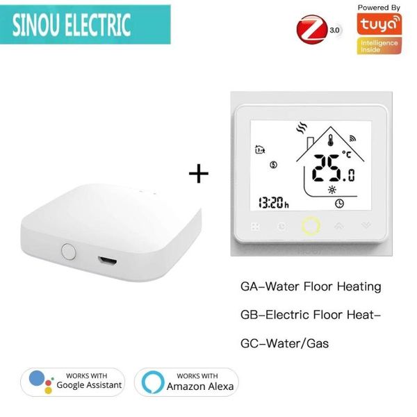 smart home control temperature controller, electric water and gas heater with alexa google homezigbee - thermostat for floor he
smart home control temperature controller, electric water and gas heater with alexa google homezigbee - thermostat for floor he