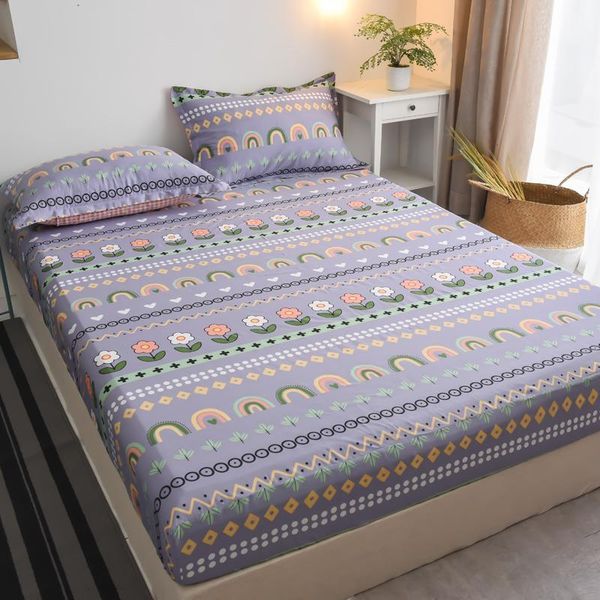 sheets & sets bed sheet with elastic bands cotton fitted home linen and case bedding set luxury mattress cover double 180x200
sheets & sets bed sheet with elastic bands cotton fitted home linen and case bedding set luxury mattress cover double 180x200