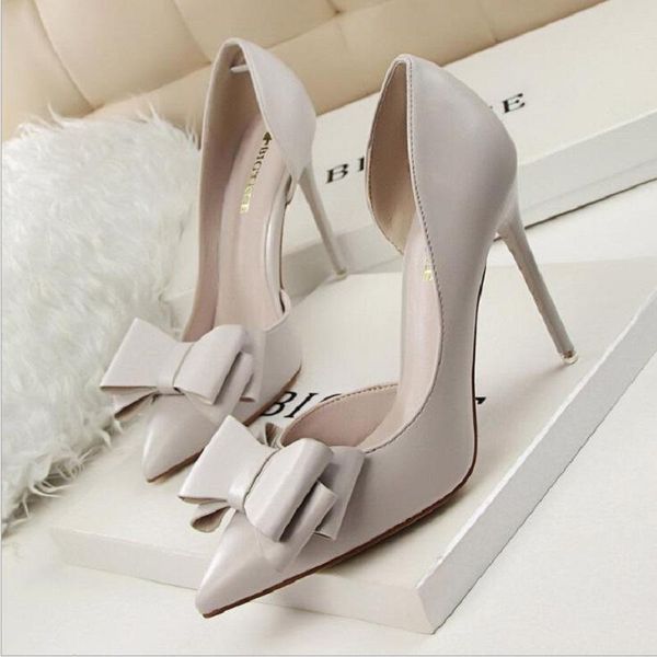 dress shoes korean style fashion thin high heels bowknot pointed toe hollow shallow slip-on women pumps 20210727, Black
dress shoes korean style fashion thin high heels bowknot pointed toe hollow shallow slip-on women pumps 20210727, Black